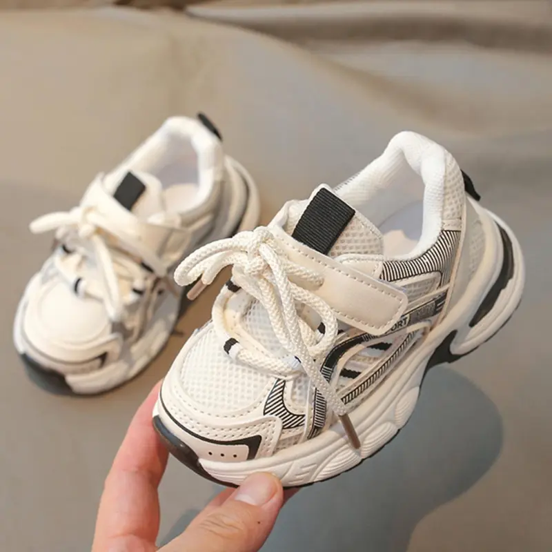 【Black Friday】Breathable Mesh Sneakers for Boys & Girls, Simple Fashion Non-Slip Low-Top Sports Running Trainers, Casual Comfortable Footwear for Daily Wear