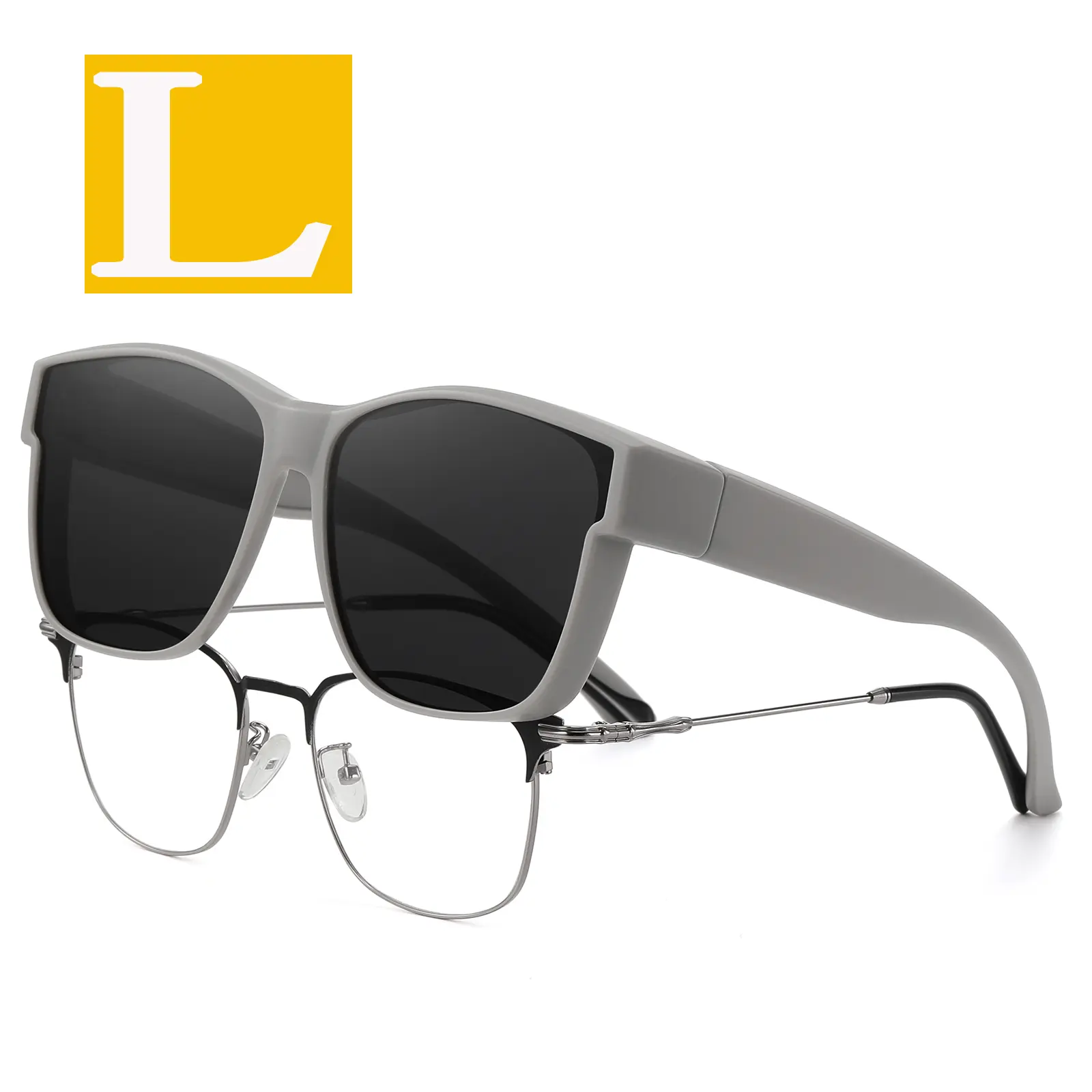 Matte Grey Frame Grey Lens