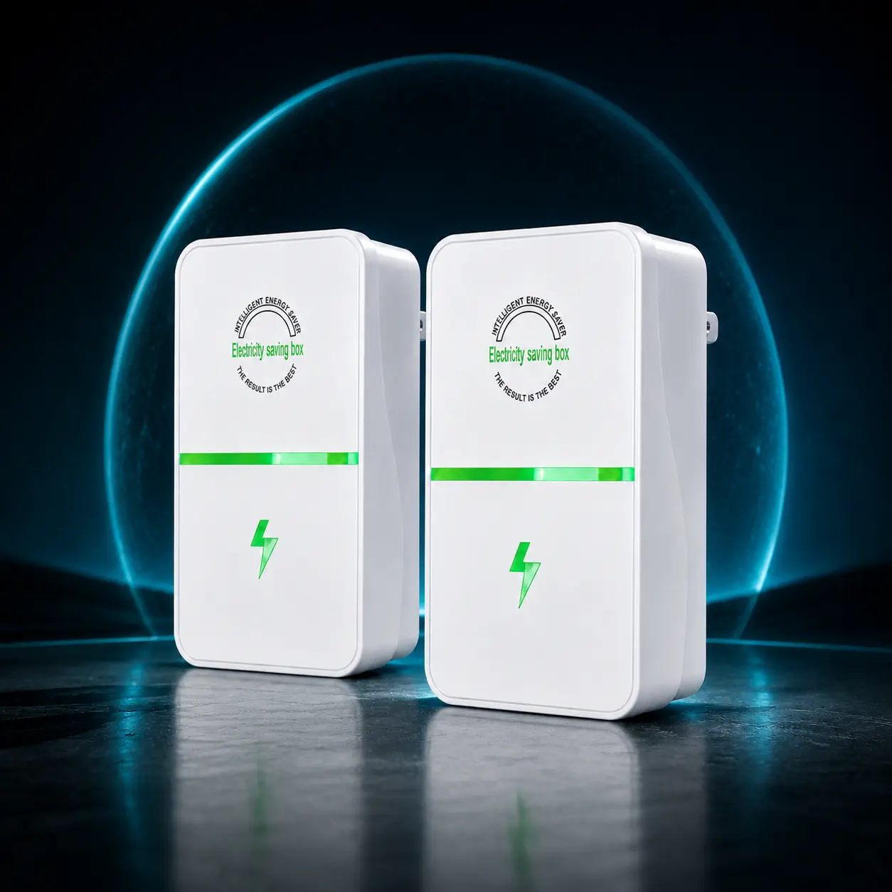 【2 Sets】Stopwatt Smart Energy-Saving Plug, Universal Type 90V-250V Power Optimization Device, Safe and Durable for Home & Office, Plug-in Energy Saver, Father’s Day Gift, Party Supplies, Home Essentials Attached are 2 smile stickers, Computers, Reduce Pow