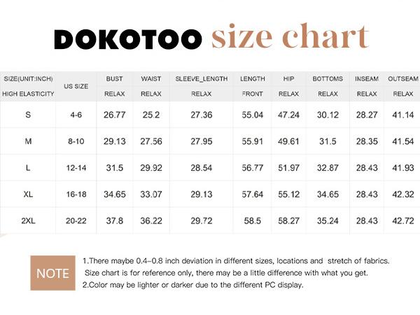 Dokotoo Women's Casual Loose Cowl Jumpsuit Jumpsuit Long Sleeve Printed Wide Leg Pants Jumpsuit with Pockets Dokotoo Women's Casual Loose Cowl Jumpsuit Jumpsuit Long Sleeve Printed Wide Leg Pants Jumpsuit with Pockets