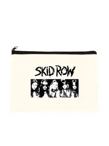 skid row Cosmetic Bag Women Makeup Bag Kawaii Toiletry Canvas Travel Organizer Zipper Pouch Handbag Purse