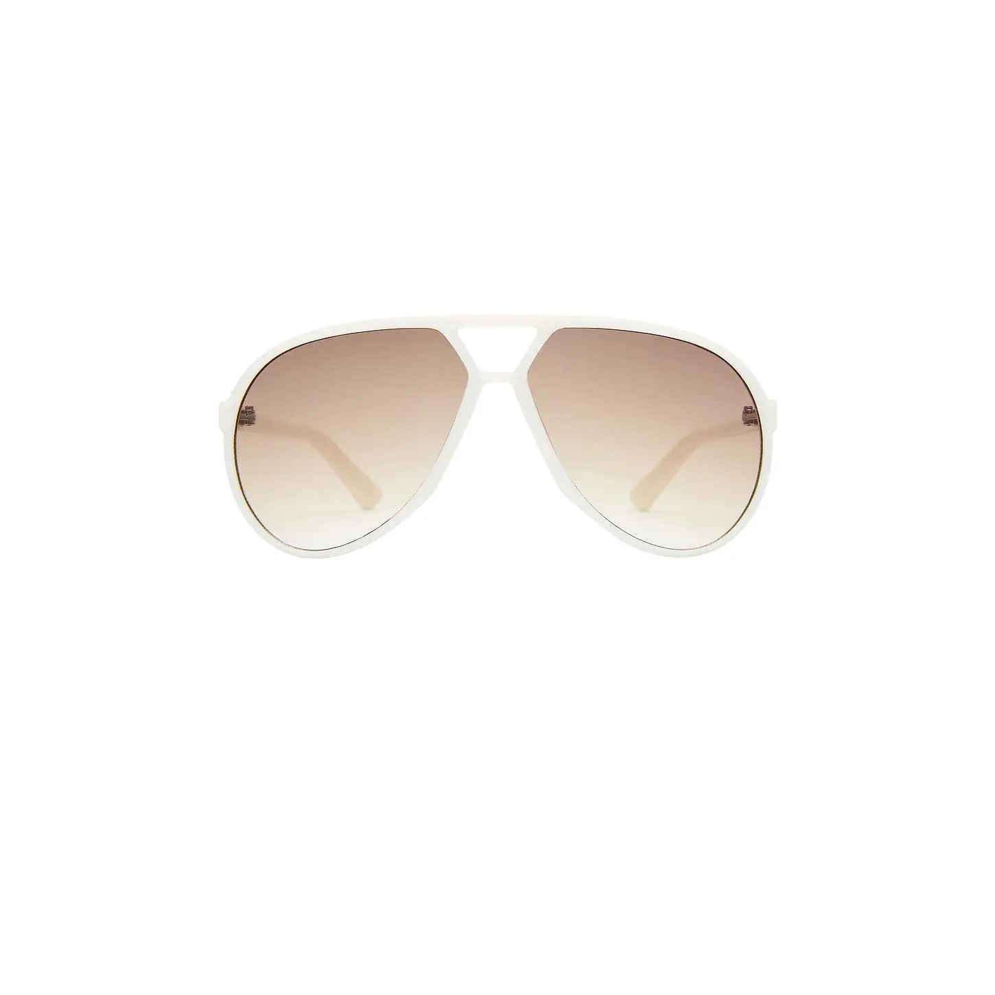 AIRE Skyveil Sunglasses in Ivory & Brown Gradient