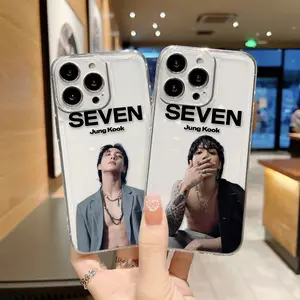 J-Jungkook Jeon Gold Seven Phone Case For iPhone 17 Pro Max Air 16 15 14 13 12 11 Pro Max 7 8 Plus SE XR XS MAX Y2K Anti Fall Back Cover