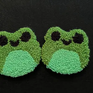 Froggy car coasters