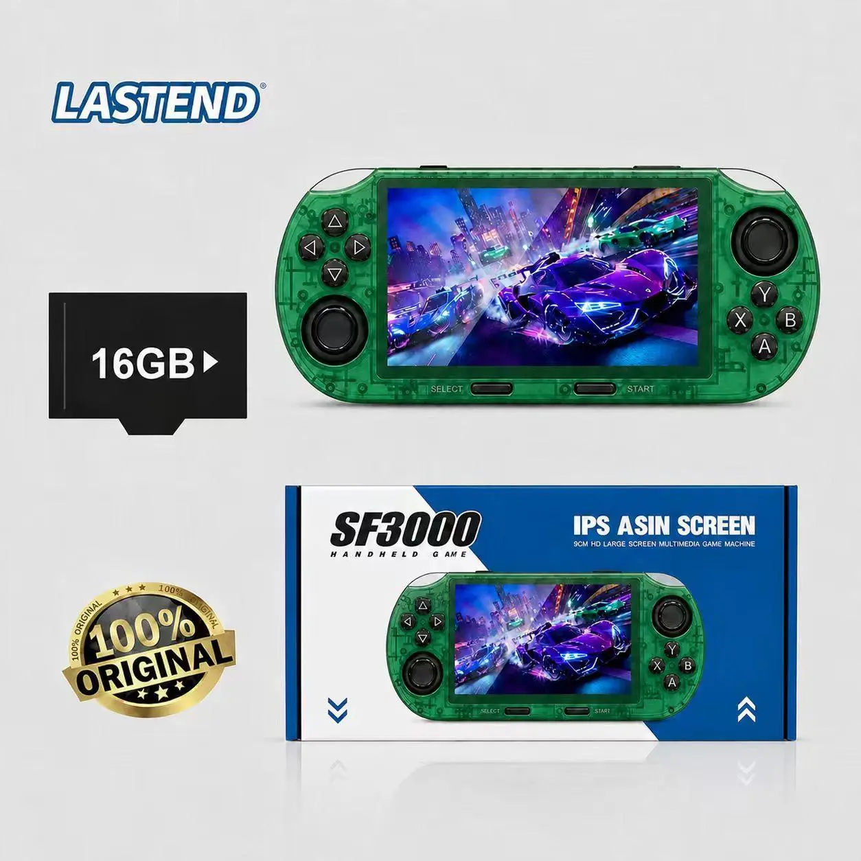 OpenTalk Recommended Products SF3000 Portable Retro Handheld Game Console – 4.5" IPS Display, 3000mAh Battery, 16GB TF Card, Compact Gaming Gift