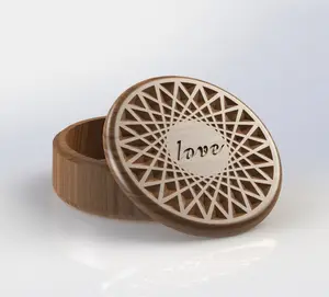 Circular Jewelry organizer STL file for CNC or 3D Printer