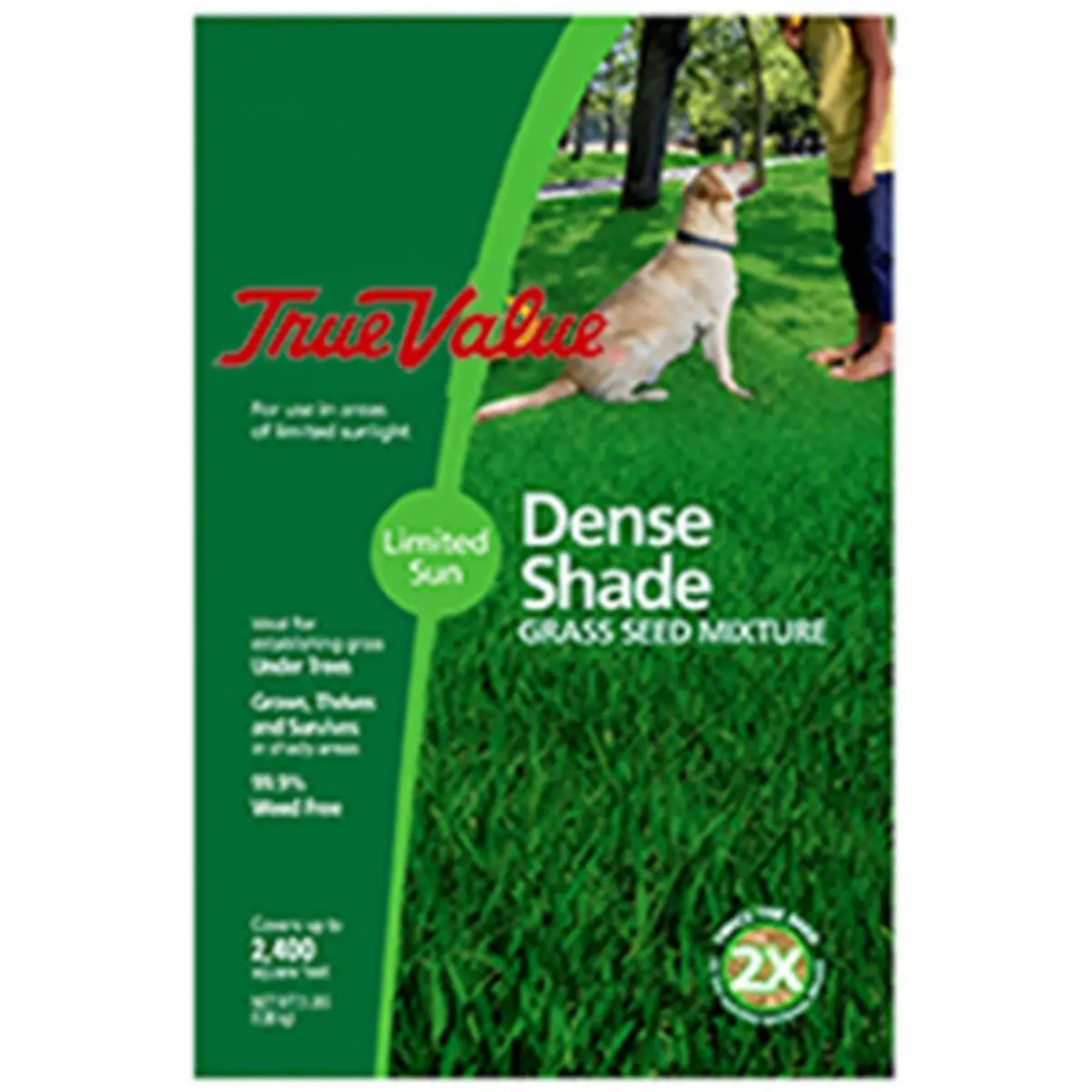 Barenbrug USA TV 3lbs Pack Bagged Shade Grass Seed Mix - Fine Fescues, Hard Fescues for Outdoor Lawns, Limited Sun Areas, New Lawns