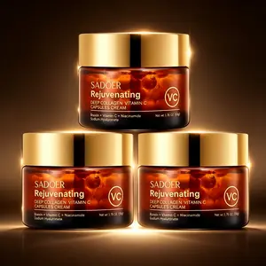 【BUY 1 GET 2 FREE】Korean Cream | Collagen & Vitamin C Moisturizer | Advanced Radiant & Firming Formula | Deep Hydrating K-Beauty Facial Care for Glowing Skin
