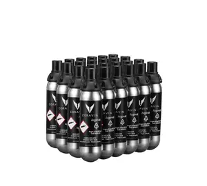 Coravin Stainless Steel Argon Gas Capsules | Designed for Use with Coravin Wine Preservation System | Each Capsule Preserves up to 15 Glasses - 24 Pack