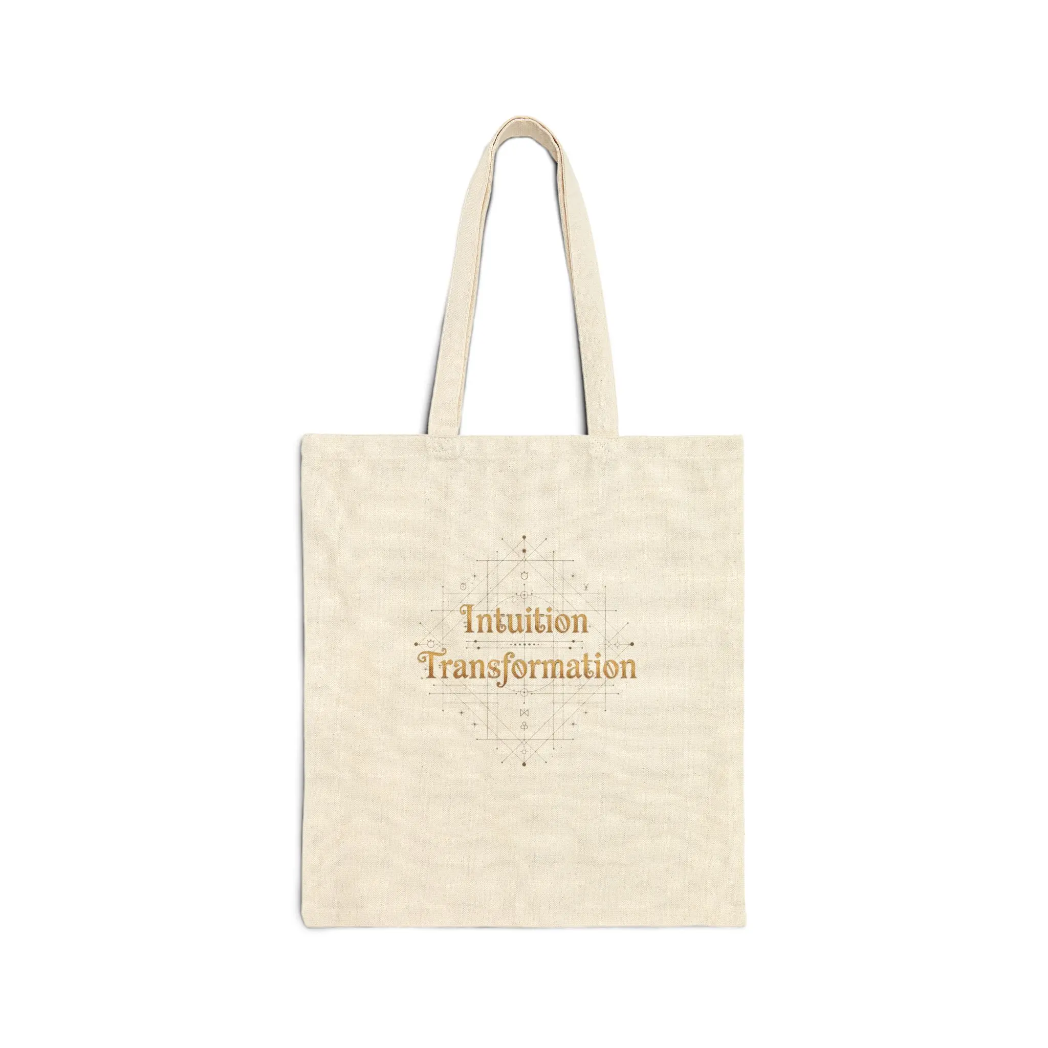 Intuition Transformation Tote, occult type | tarot typography, esoteric print