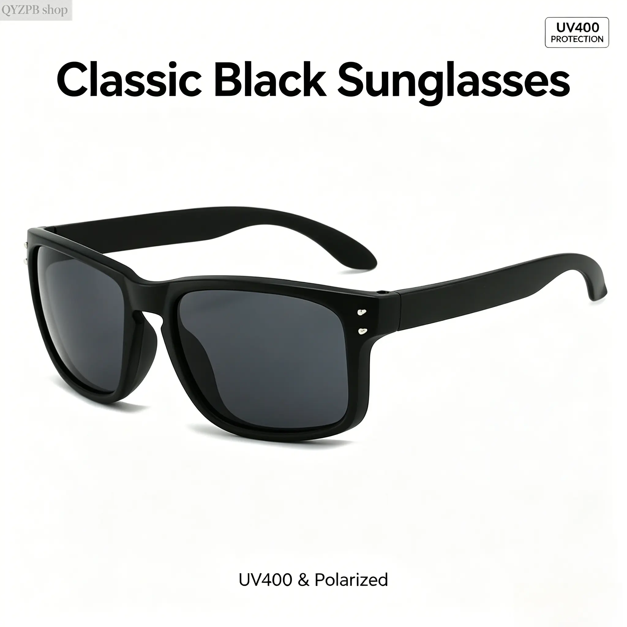 Unisex Polarized Sports Sunglasses - UV400 Blocker, Lightweight HD Glare Cut Lenses, Adults' Fashion Eyewear Accessories, Tennis/Cycling-Ready View for Daily Travel, with Storage Box