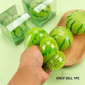 New Creative Pop Bubble Watermelon Squeeze Toy, Unique Simulation Stress Relief Toy, Fun and Educational Plaything