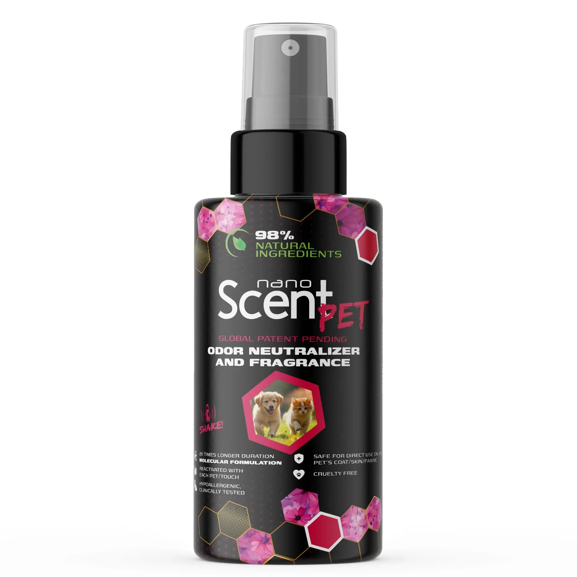 Pet Odor Neutralizing & Freshening Spray for Dogs, Cats & Home Fabrics