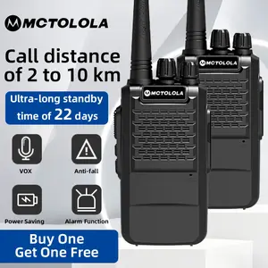 Buy One Get One Mt-V4 Rechargeable Walkie Talkies High Frequency Handheld Transceiver, Portable Long Battery Life Dustproof Waterproof Type-C Smart Charging