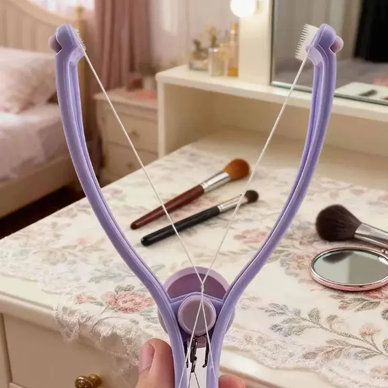 Facial hair remover, suitable for cheeks and eyebrows, women's hair remover, facial hair remover, spring-type hair removal makeup tool