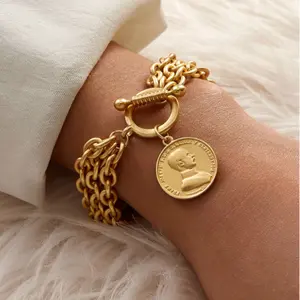 Lucky Coin Bracelet – Simple Design, Adjustable, Meaningful Gift For Women