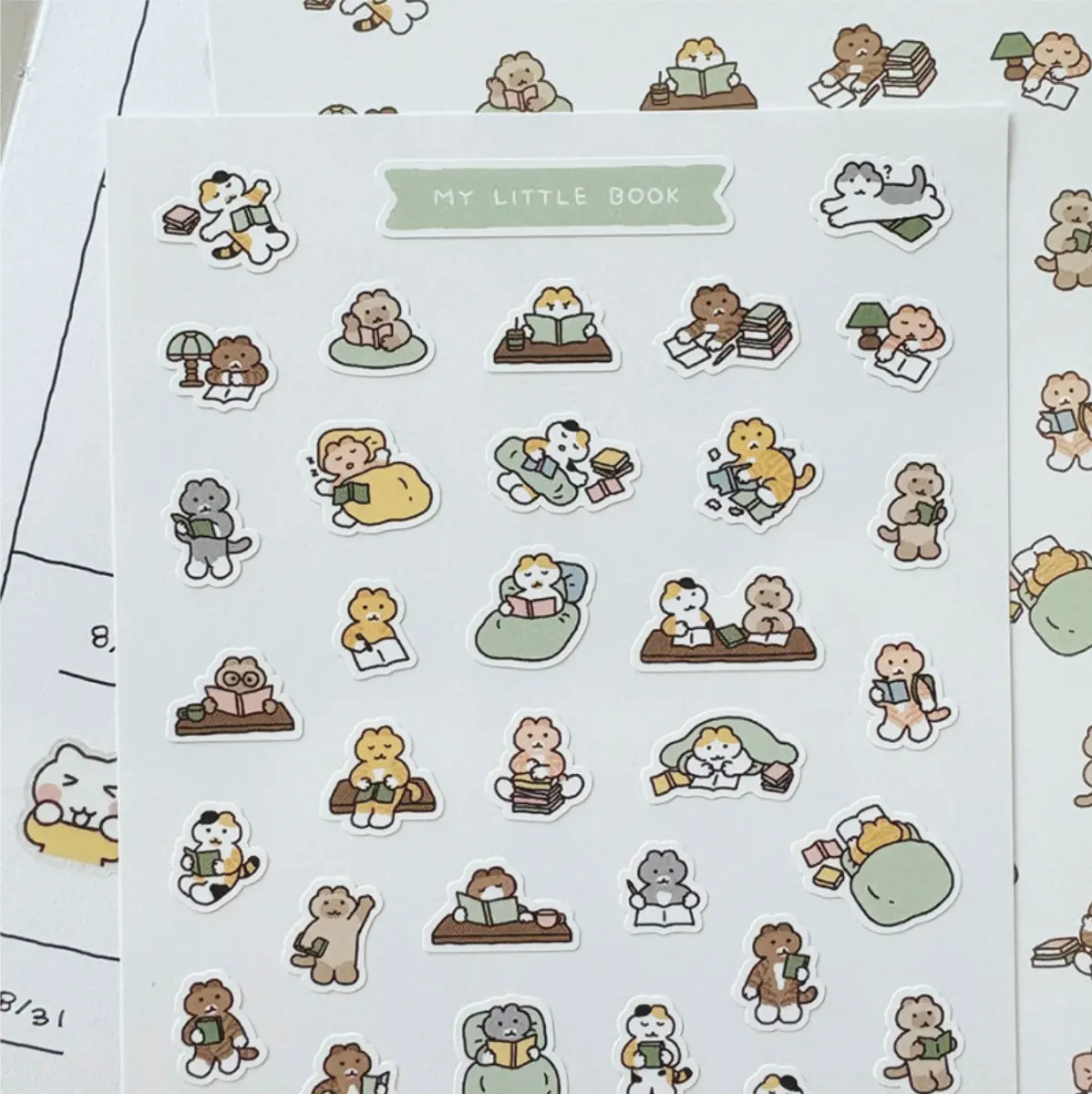 Catbbang Little Book Sticker
