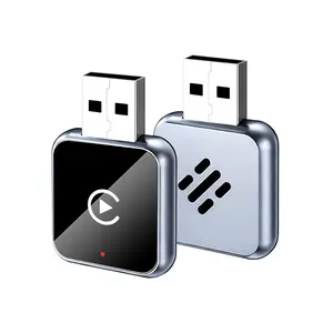 Wireless CarPlay Adapter for Apple iPhone iOS 10+ Multi-User Seamless Connection for Convert Wired to Wireless Car Play Adapter - No Latency from iOS 10+ to Screen w/USB C Supports Original Car MIC Button Touchscreen-Wireless CarPlay/Android Auto Combo.