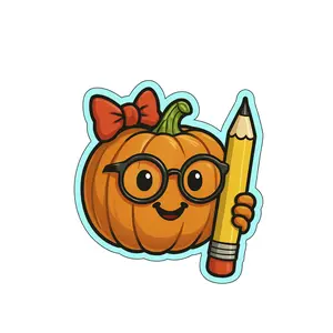 Pumpkin Teacher Cookie Cutters