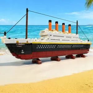 Titanic Building Model Kit, High Fidelity Cruise Ship Details, Adult Advanced Puzzle Stress Relief, Living Room Study Decor Gift