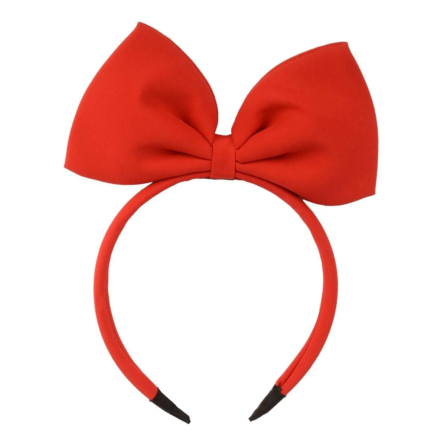 Women's Bow Shape Handmade Hair Band Headband - Lightweight, High-Density Sponge, Cute Fashion Casual Accessory, Great Gift for Women/Girls, Party Holiday Use (Red)