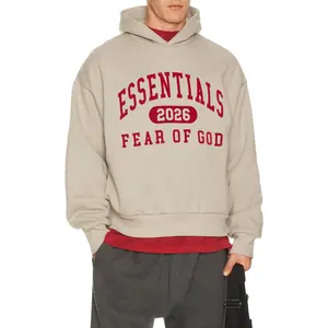 FEAR OF GOD ESSENTIALS Men's Classic Smoke Grey Hoodie
