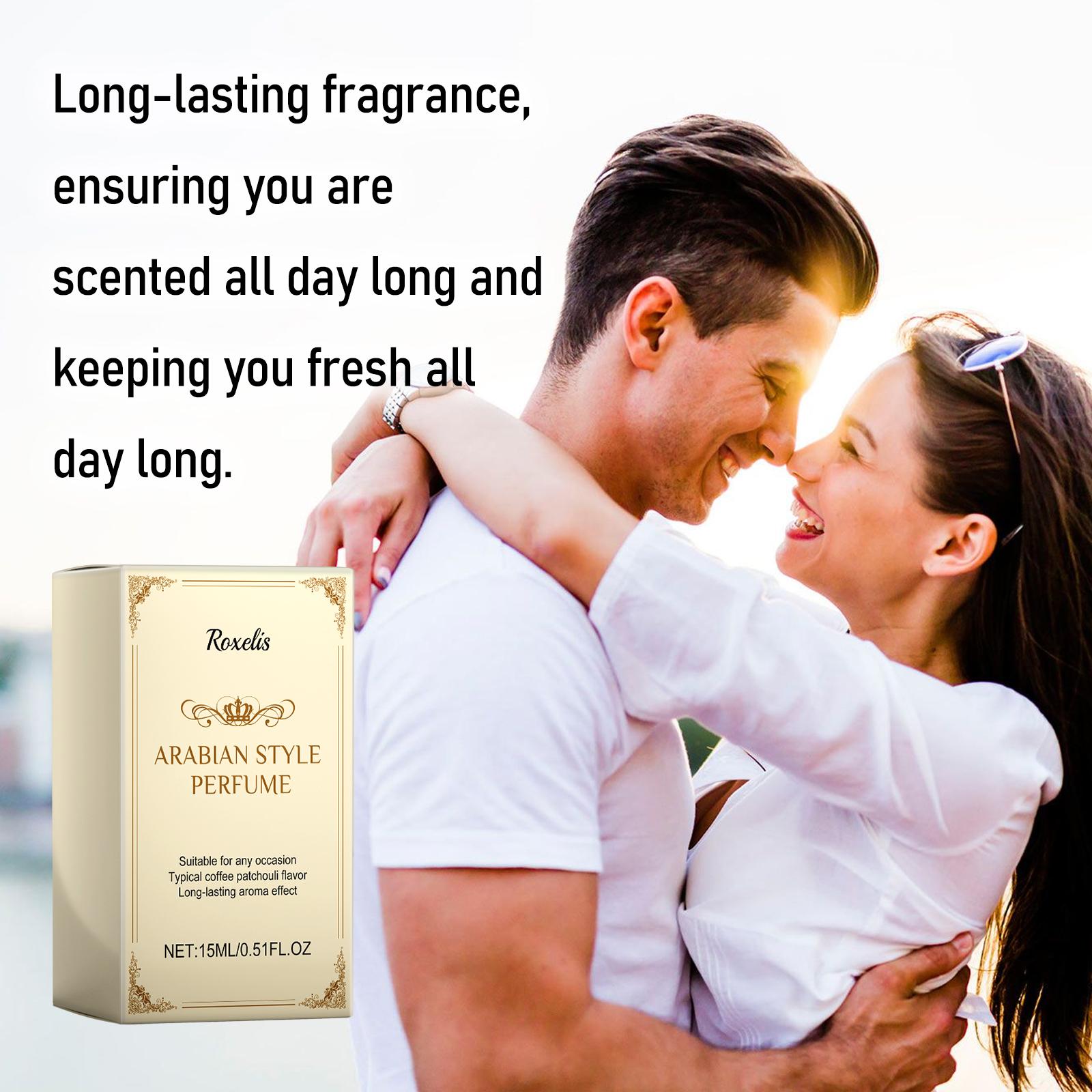 Roxelis Coffee Patchouli Fragrance, Natural Fresh Light Elegant Long Lingering Fragrance Show Charm Atmosphere Dating Perfume