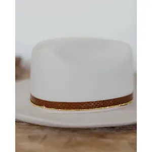 BEADED METAL HAT BAND