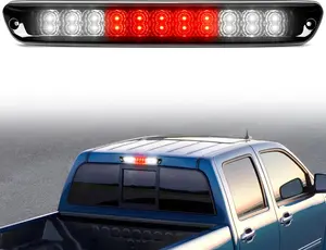 Nilight High-Mount 3rd Brake Light for Chevy Colorado/GMC Canyon 2004-2012 Pickups - Smoked PC Lens, 22 LEDs, High-Brightness LED Backlights Cargo & Reverse Functions, Plug & Play
