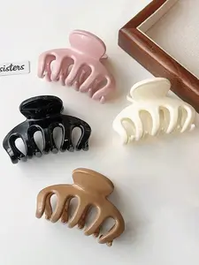 4pcs/1pc Fashion-Forward Medium Claw Hair Clips – Ideal for Every Look - kov essentials claw clip