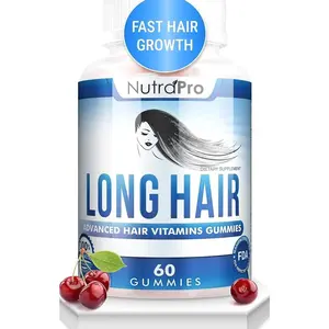NutraPro Long Hair Gummies – Anti-Hair Loss Supplement for Faster Hair Growth of Weak, Thinning Hair – Grow Long Thick Hair & Increase Hair Volume with Biotin and 10 Hair Vitamins.for Men and Women.