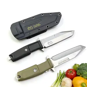 Professional Fruit Fixed Blade Kitchen Knife Heavy Duty Box Fulcrum For Meat Cutting BBQ