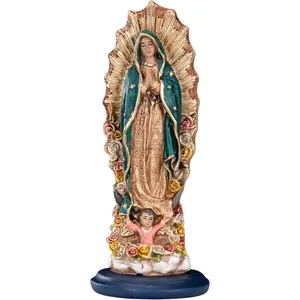 6.5" Our Lady Of Guadalupe Roses