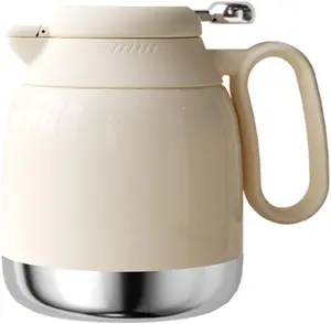 JOHNSMITH Hydrogen Water Kettle 50oz Stainless Steel Thermostatic Kettle for Hydrogen-Rich & Weakly Alkaline Water White