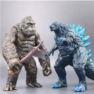 24cm Godzilla King of Monsters Runaway Mechanical Red lotus Planet Godzilla Action Figure Collection Model Toy Kid Birthday Gift