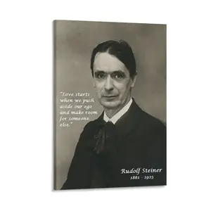 Rudolf Steiner Quotes Poster Canvas Wall Art For Room Aesthetic And Decor 9 Canvas Poster Bedroom Decor Sports Landscape Office Room Decor Gift Frames Ornaments Decoration Artistic Print Photo