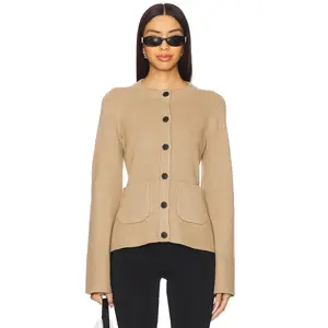 PISTOLA Dani Cardigan in Toasted Wheat