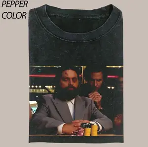 Vintage The Hangover Playing Poker Graphic Unisex T-shirt, Funny Movie Tee, Valentine's Day For Him, Valentine's Gift For Boyfriend Menswear Top graphic  tees  men