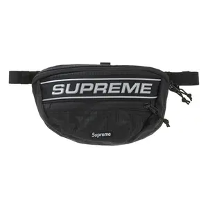 Supreme Logo Waist Bag Black by StockX