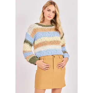 Warm Me Up Chunky Multi Colored Sweater