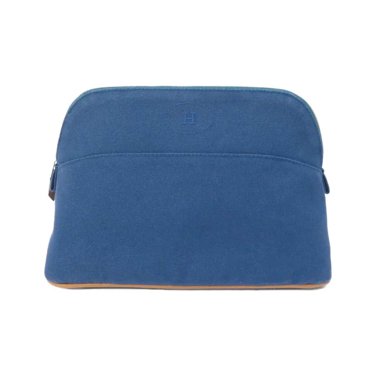 Pre-owned HERMÈS Canvas Small Leather Goods Hermes Bolide MM Pouch