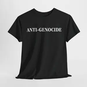 Anti-Genocide Pro-Palestine Pro-Human Rights Unisex Short-sleeveT-Shirt Full Color