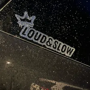 Loud and Slow Crown Waterproof Vinyl decal sticker