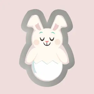 Mini Bunny in Egg 2.5" Cookie Cutter