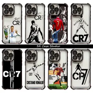 Mr Football Phone Case For C-cR7-R-Ronaldos  Black Case For iPhone 17 16 15 14 13 12 Pro Max Plus Anti Fall Birthday And Holiday Gifts Case Cover