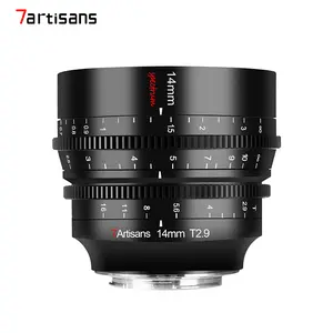 7artisans 14mm T2.9 Large Aperture 270°Focus Stroke Full-Frame 114°Ultra-Wide-Angle Spectrum Cine Lens for EOS-R RED EOS-R3 EOS-R5 EOS-R6 EOS-RP Z5 Z6 Z7 Z6II Z7II Z9 A7 A7R A7S A7II A7RII A7S II A9 A7RlII A7lII A7RIV A9 II