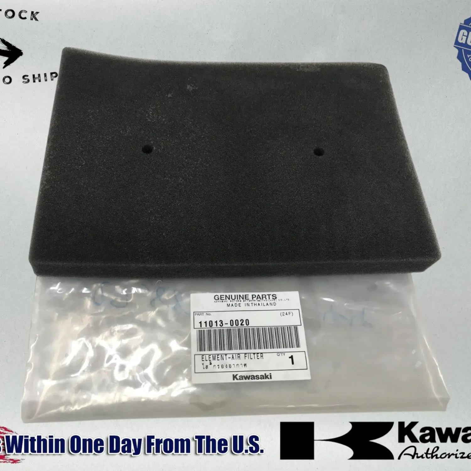 Kawasaki Genuine OEM Air Filter Element 11013-0020