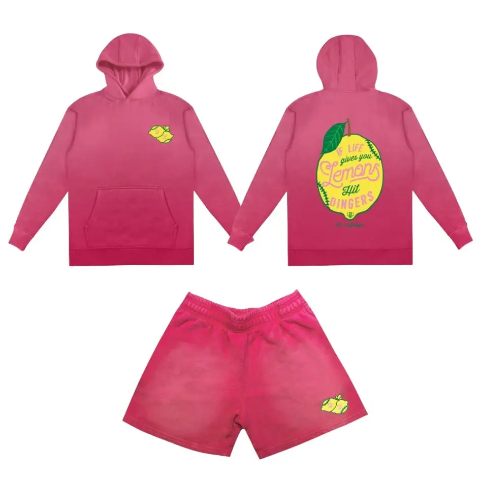 Baseball Lifestyle 101 Lemon Dingers Youth/Adult Sweatshorts and Hoodie