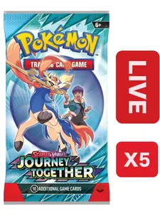 Journey Together Booster Pack - SV09: Journey Together (JTG) LIVE RIP x 5