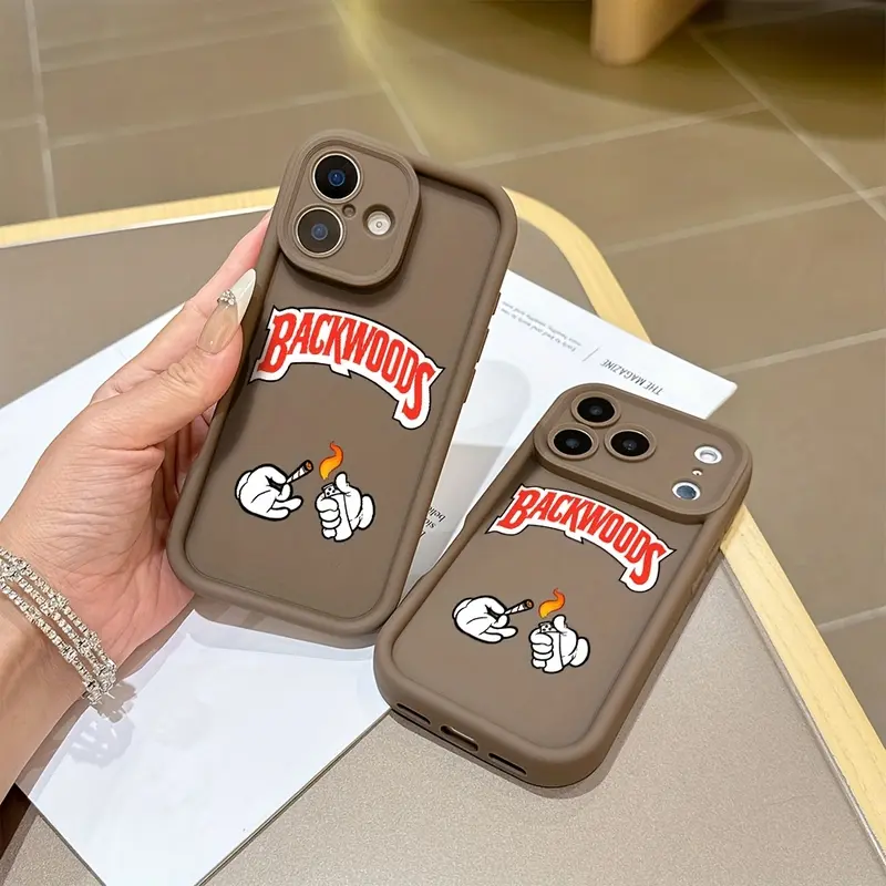 Street Style Shockproof TPU Cellphone Casing - Soft Anti-Drop Cover, Reliable Protection Accessory for iPhone 17 Pro Max, 16 Plus, 15, 14, 13, 12, 11, XR, XS Accessories